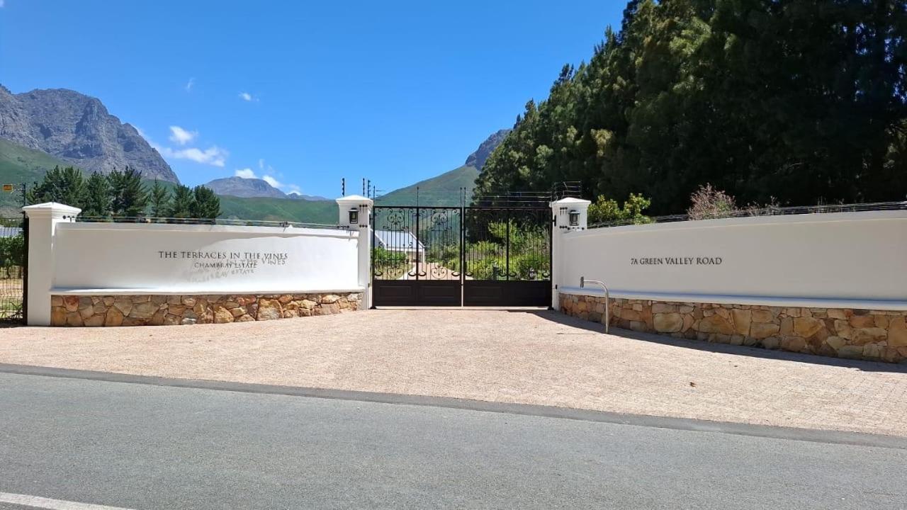 Bed and Breakfast Chambray Estate - The Terraces In The Vines Franschhoek Exterior foto